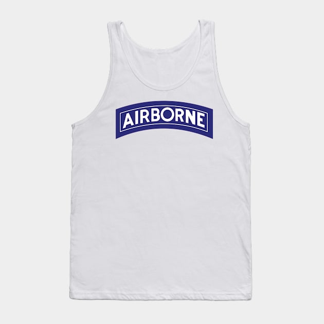 US Army Airborne tab Tank Top by thomtran